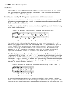 Lesson SSS: Diatonic Sequences