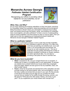 Pollinator Habitat Certification - Environmental Education Alliance of