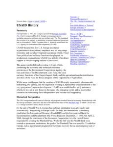USAID History