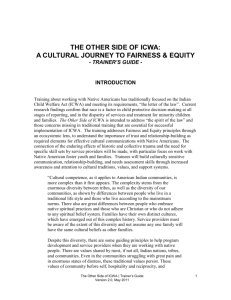 THE OTHER SIDE OF ICWA: