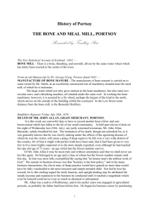 THE BONE AND MEAL MILL, PORTSOY