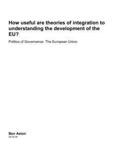 How useful are theories of integration to understanding the