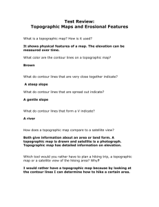 What is a topographic map
