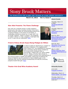March - Alumni - Stony Brook University