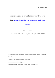 Breast cancer survival paper