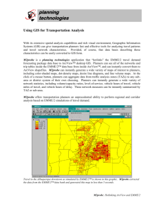 Using GIS for Transportation Analysis