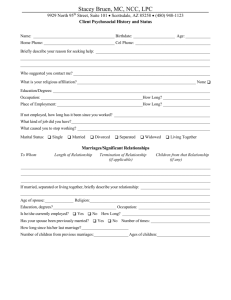 1b Additional Questionnaire for Spouse