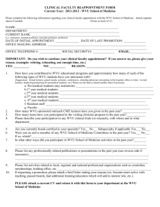 Adjunct Clinical Faculty Reappointment Form