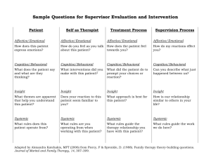 Supervisor Guide for Candidate Evaluation & Intervention