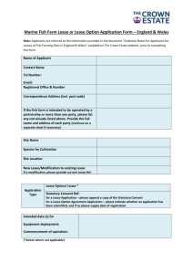England and Wales fish farm application form