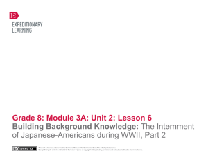 Grade 8 ELA Module 3A, Unit 2, Lesson 6