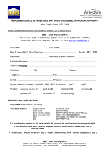 registration form - DiMI: Diagnostic Molecular Imaging