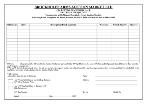 Machinery Entry form -2015. - Brockholes Arms Auction Mart Ltd.