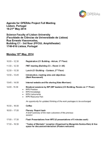 Draft Agenda for OPERAs PMT meeting on December 19th in
