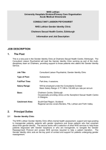 Job Description - NHS Scotland Recruitment