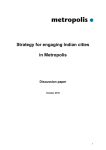 Strategy for engaging Indian cities