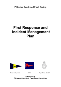 First Response Incident Management Plan