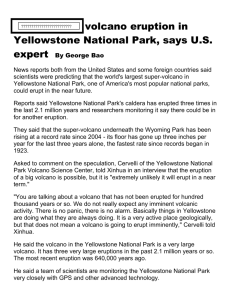 No imminent volcano eruption in Yellowstone National Park, says U