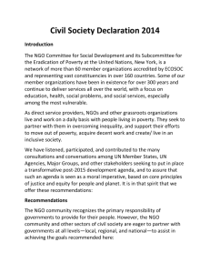 2014 Civil Society Declaration