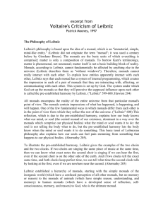 Voltaire`s Criticism of Leibniz, Edited