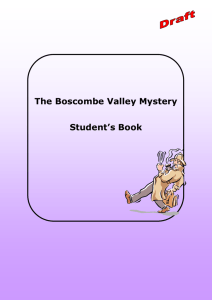 BV Mystery Student`s Book The Boscombe Valley Mystery Student`s