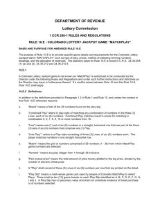 1 ccr 206-1 lottery rules and regulations 4
