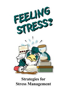 Stress Management Booklet