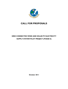 PROPOSAL - Energy Commission