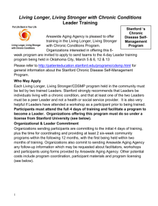 Leader Training Information - Areawide Aging Agency, Inc.