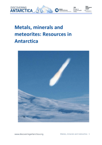 Metals Minerals Meteorites