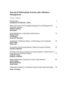 Journal of Information Systems and e