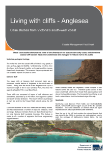 Living with cliffs - Anglesea [MS Word Document