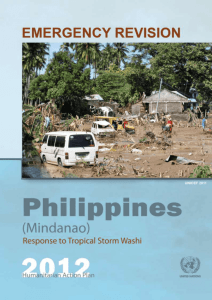 Emergency Revision for Philippines (Mindanao) - Response