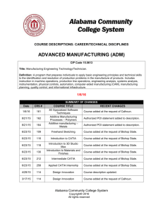 Advanced Manufacturing - Alabama Community College System