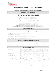 Crystal Bore Cleaner
