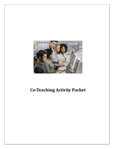 Co-Teaching Activity