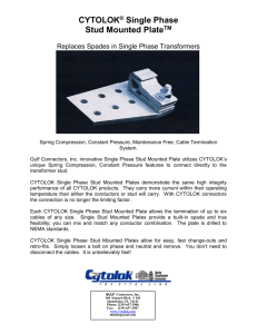 CYTOLOK® Single Phase - Gulf Connectors Inc.