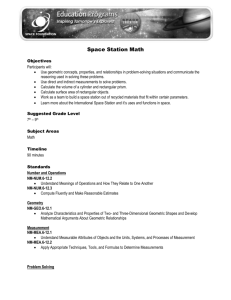 Space Station Math