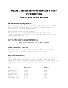USATF JUNIOR OLYMPIC REGION 8 MEET INFORMATION