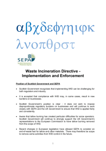 Waste Incineration Directive (WID)