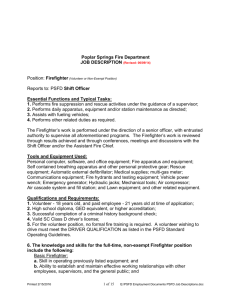 Job Descriptions - Poplar Springs Fire Department