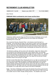 ARC March Newsletter 2011