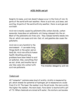 Worksheets Ph And Acid Rain Worksheet studylib net essys homework help flashcards research papers acid rain and ph worksheet
