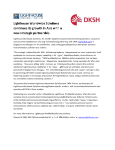 Lighthouse Worldwide Solutions continues its growth in Asia with a