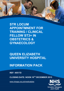 StR LAT/CLINICAL FELLOW IN OBSTETRICS & GYNAECOLOGY