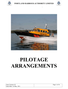 Pilotage Directions