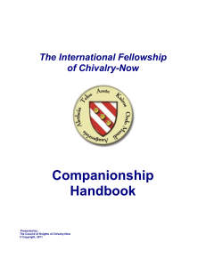CN Companionship - International Fellowship of Chivalry-Now.