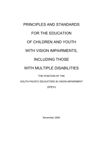 SPEVI principles and standards Opens in a new window