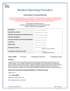 Guanidine Hydochloride - UCLA David Geffen School of Medicine