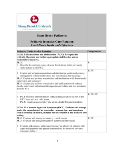 Goals & Objectives - Stony Brook University School of Medicine